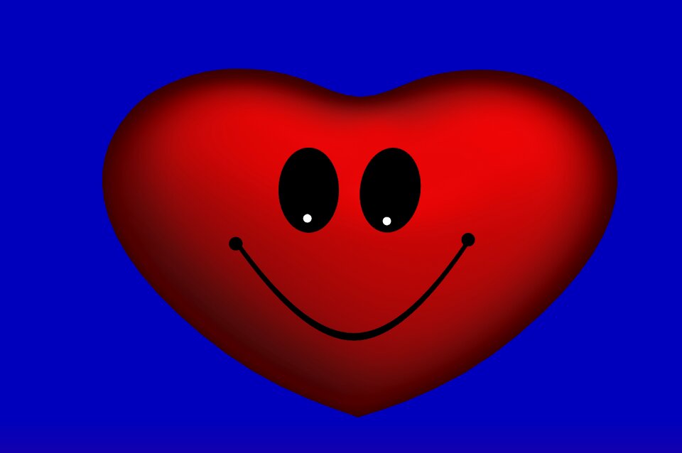 Smilie valentine's day greeting card