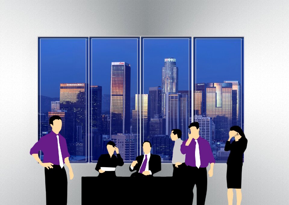 Silhouettes drawing presentation
