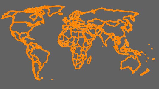 Graphics orange country