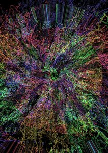 Color abstract texture