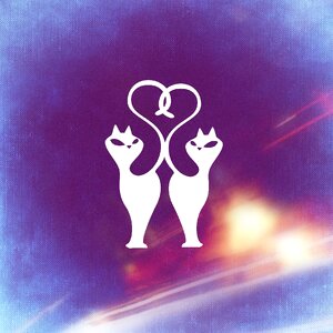 Cute heart background