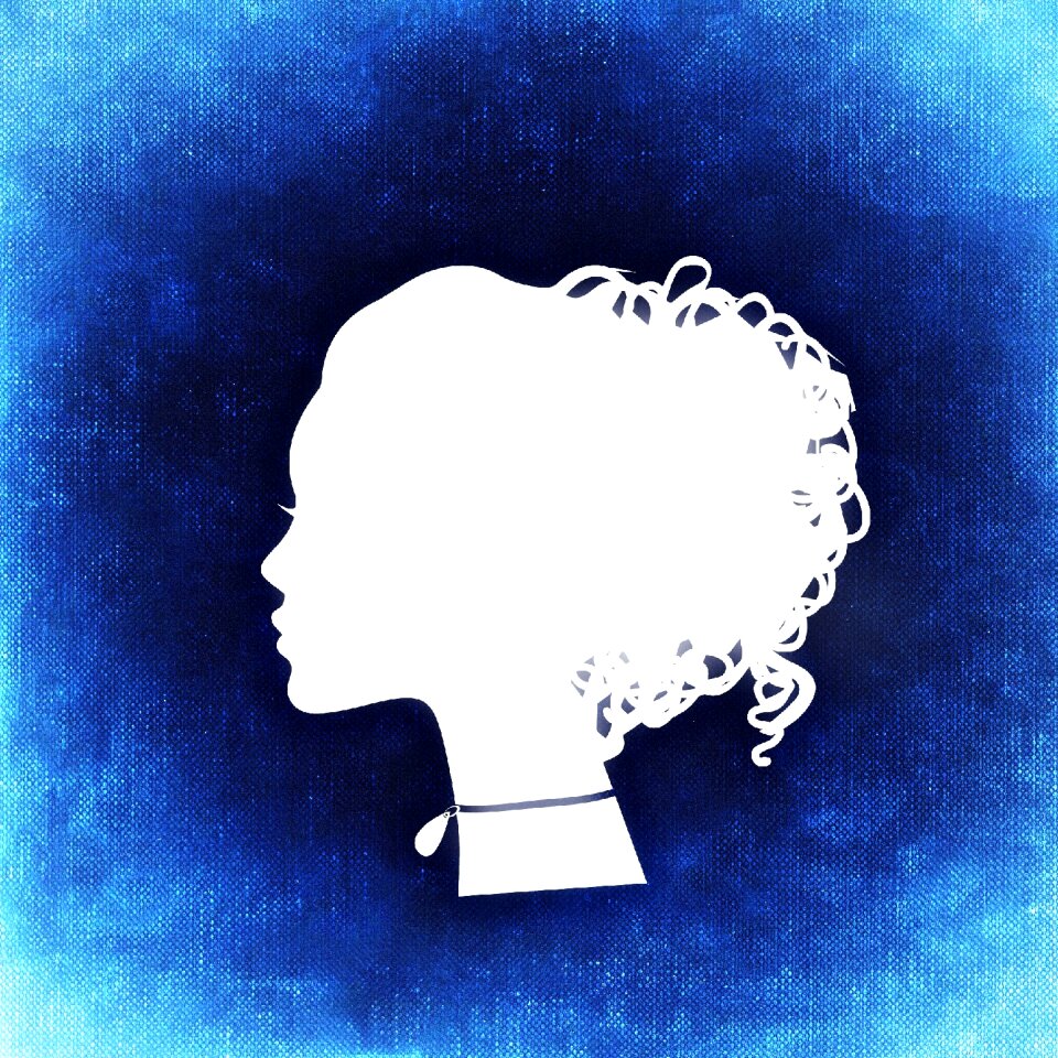 Abstract hairstyle human