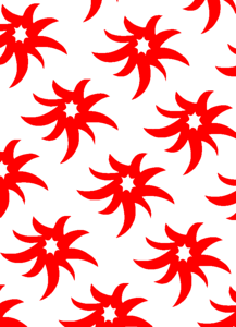 Pattern structure red