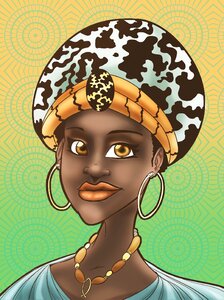 Female colorful culture
