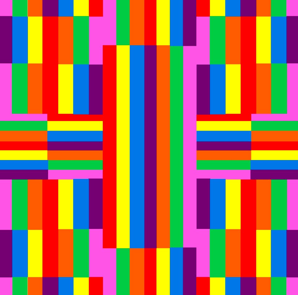 Shapes stripes colorful