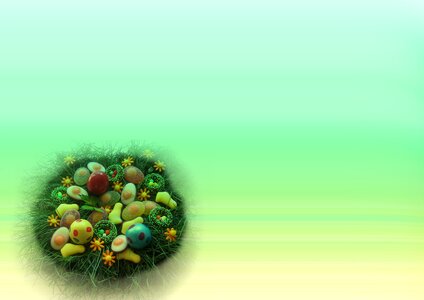Color decoration grass