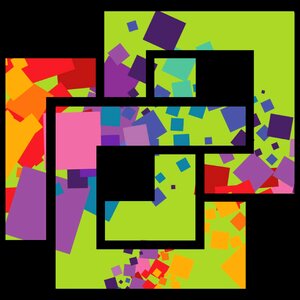 Abstract squares Free illustrations