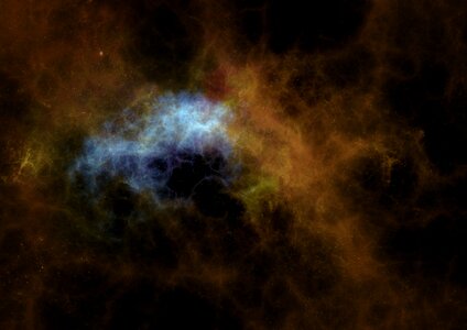 Blue fantasy cluster