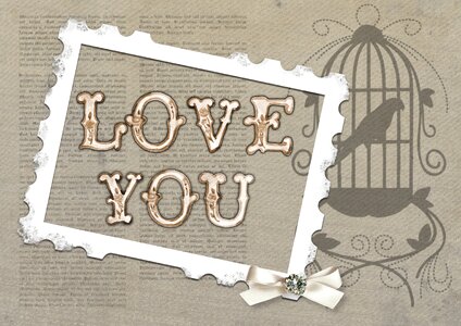 Bird cage greeting