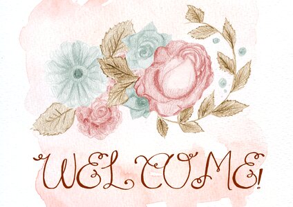 Greeting celebration vintage