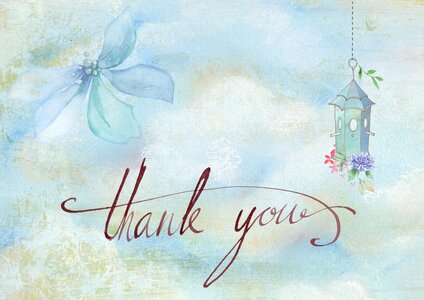 You thank wedding