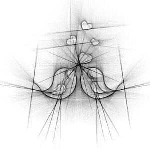 Togetherness drawing pencil