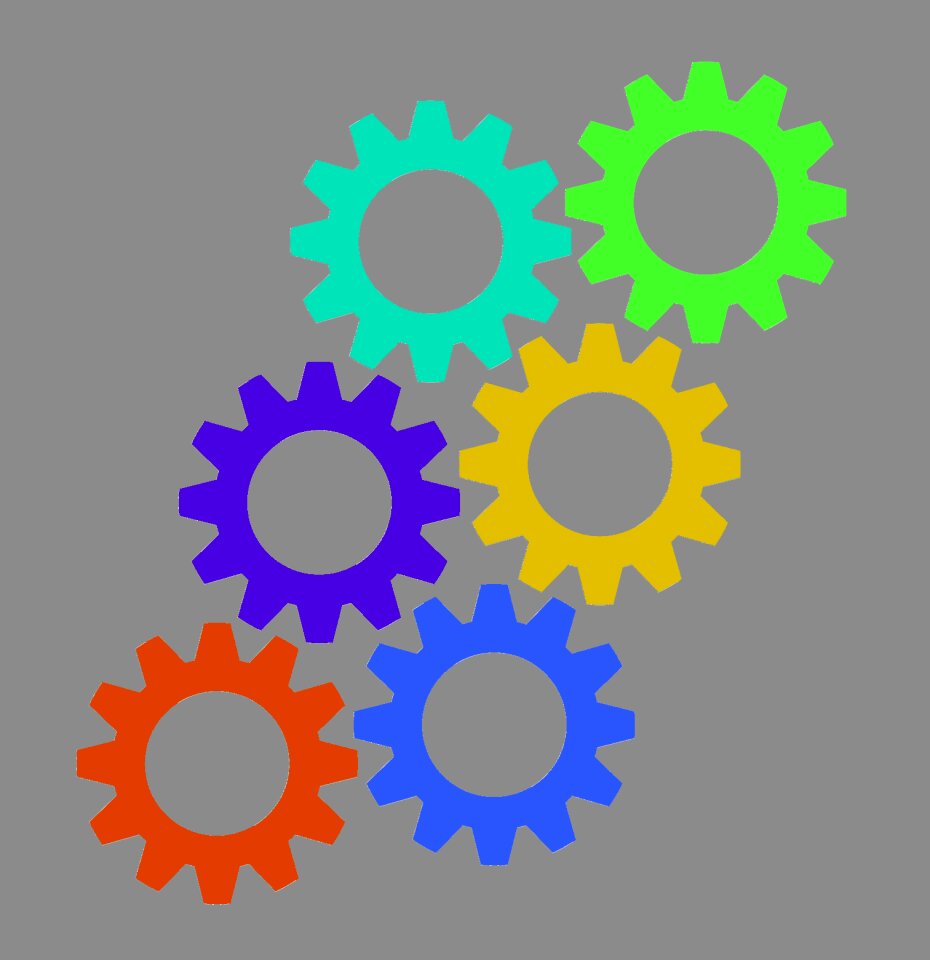 Settings machine teeth