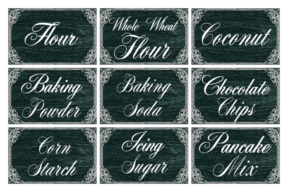 Chalk food retro