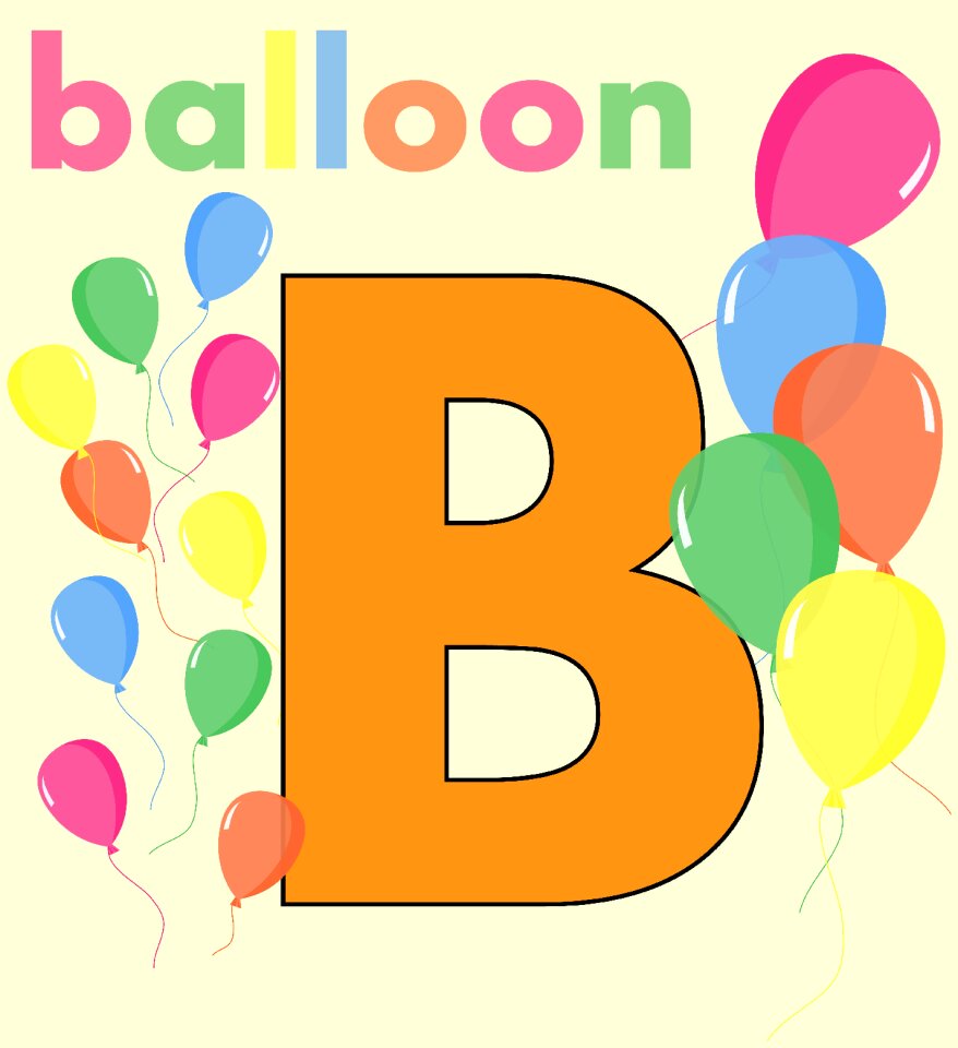 Letter b alphabet letter