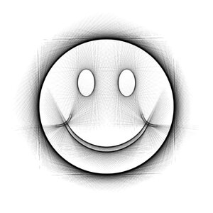 Emoticon drawing pencil