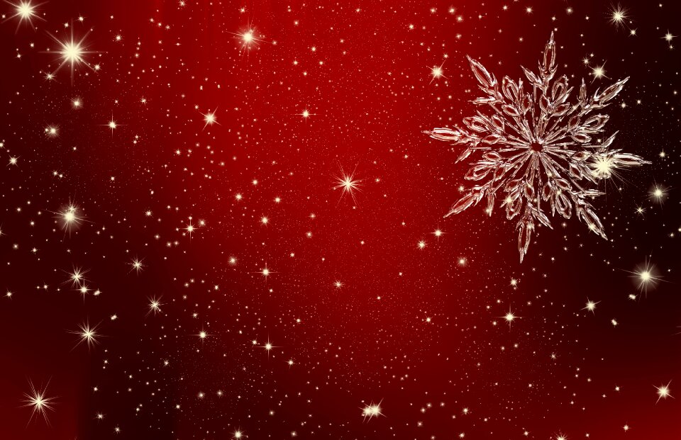 Snowflake background advent