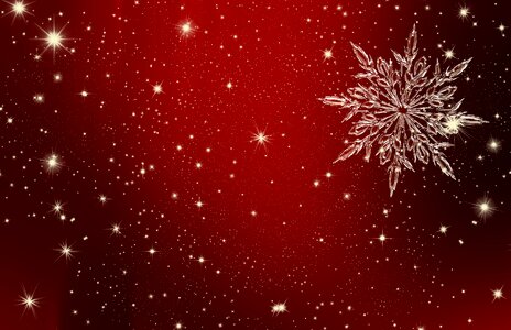 Snowflake background advent