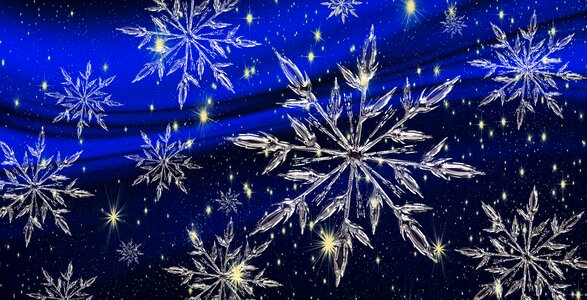 Snowflake background advent