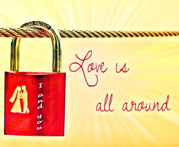 Valentine's day wedding affection