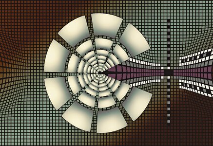 Clipping wheels radiata Free illustrations