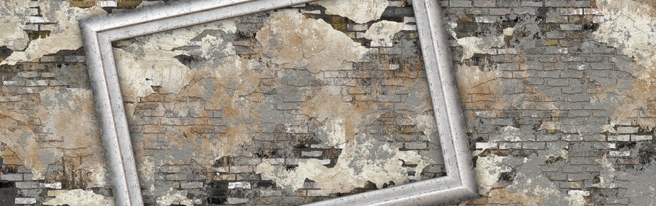 Picture frame wall plaster