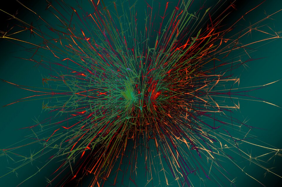 Sparkler night explosion