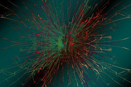 Sparkler night explosion