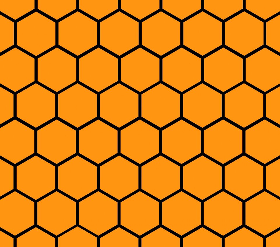 Wallpaper paper hexagon