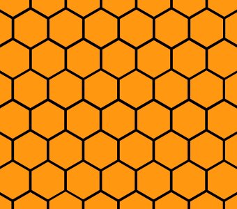 Wallpaper paper hexagon