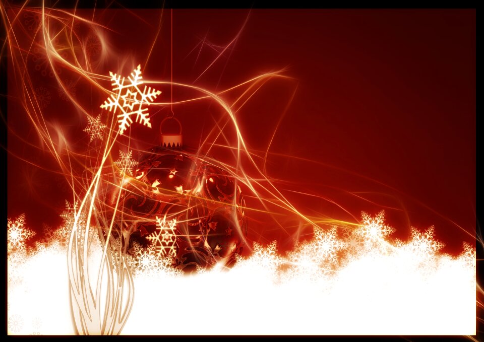 Silhouette christmas christmas ornament
