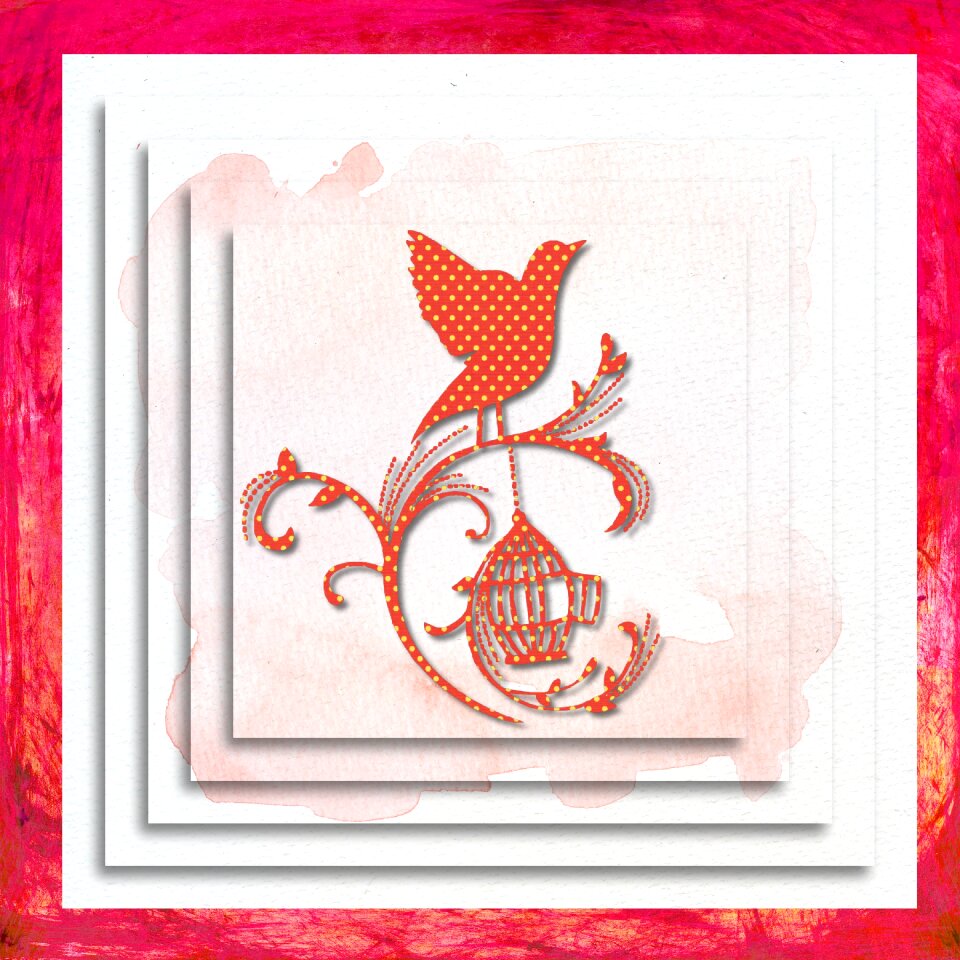 Background template scrapbook