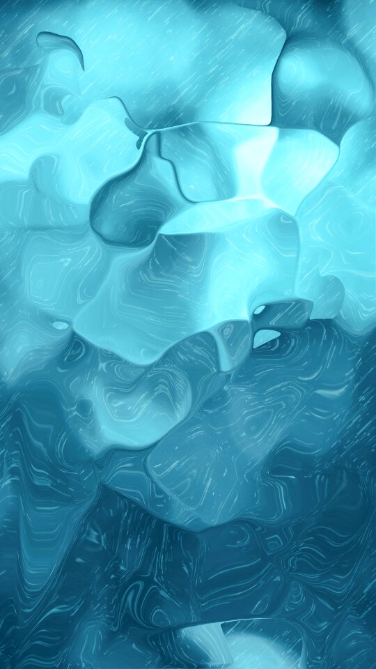 Water painting digital art
