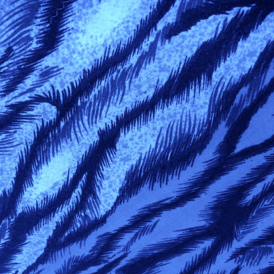 Fabric animal blue