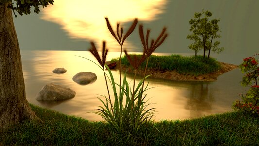 Nature 3d blender