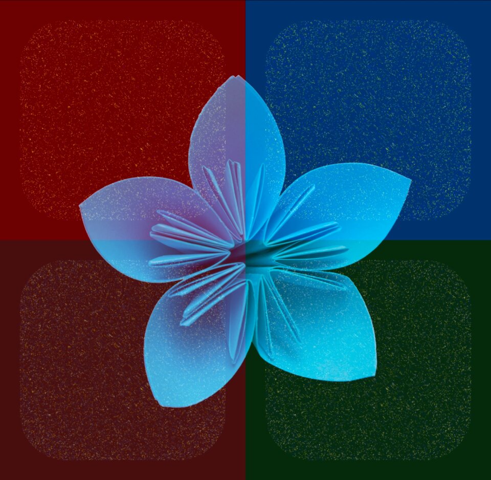 Paper flower origami Free illustrations