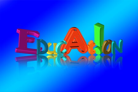 Lettering teaching school