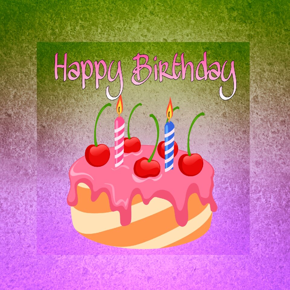 Celebration birthday cake festival