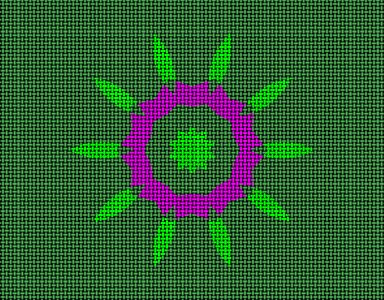 Art graphic green art
