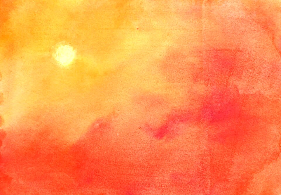Orange yellow sunset