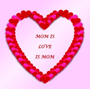 Love heart pink