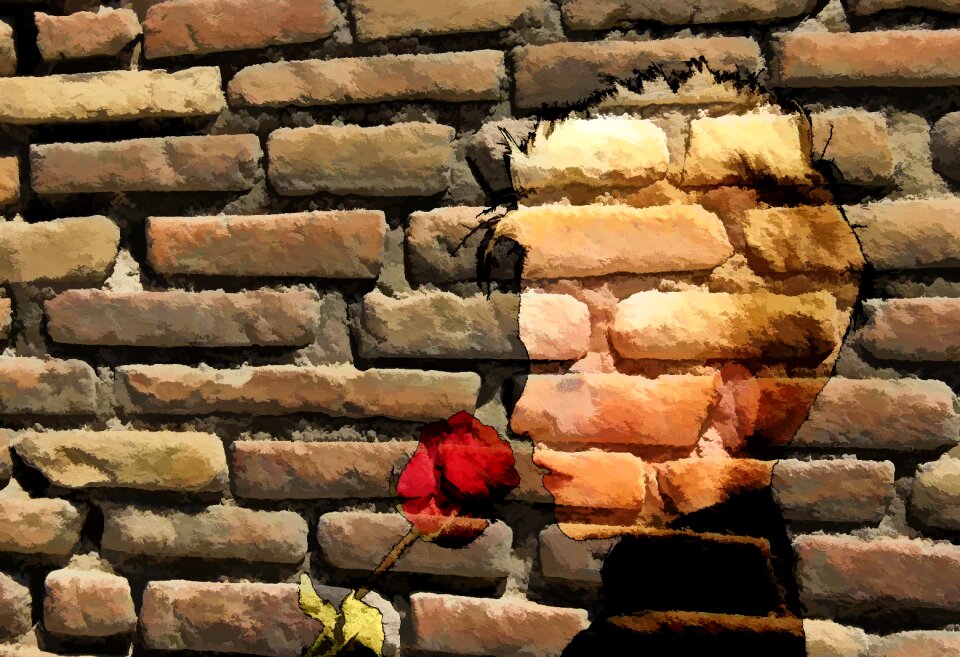 Texture rose artwork