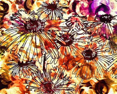 Decoration backdrop creative