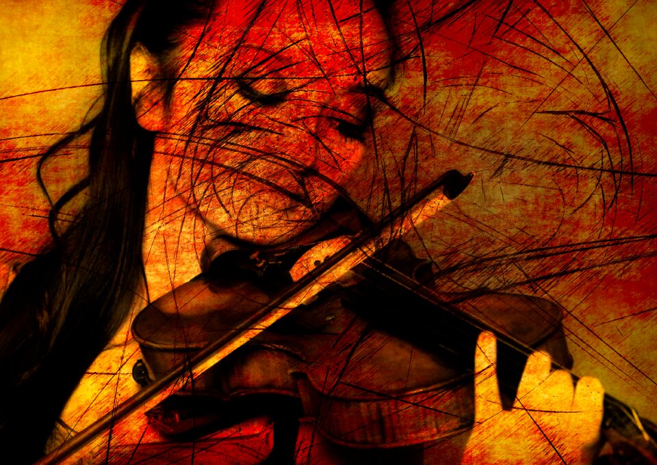 Treble clef sound concert