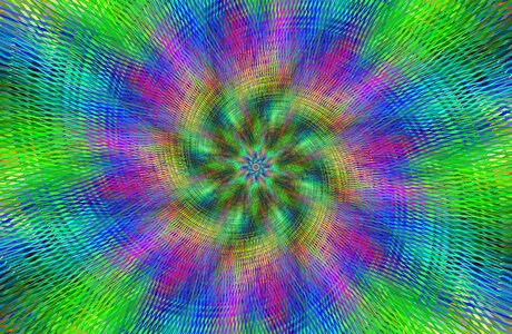 Color multicolor fractal