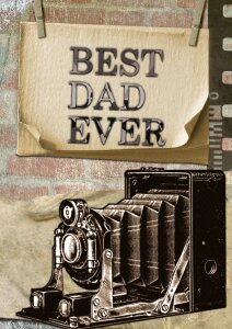 Card greeting father