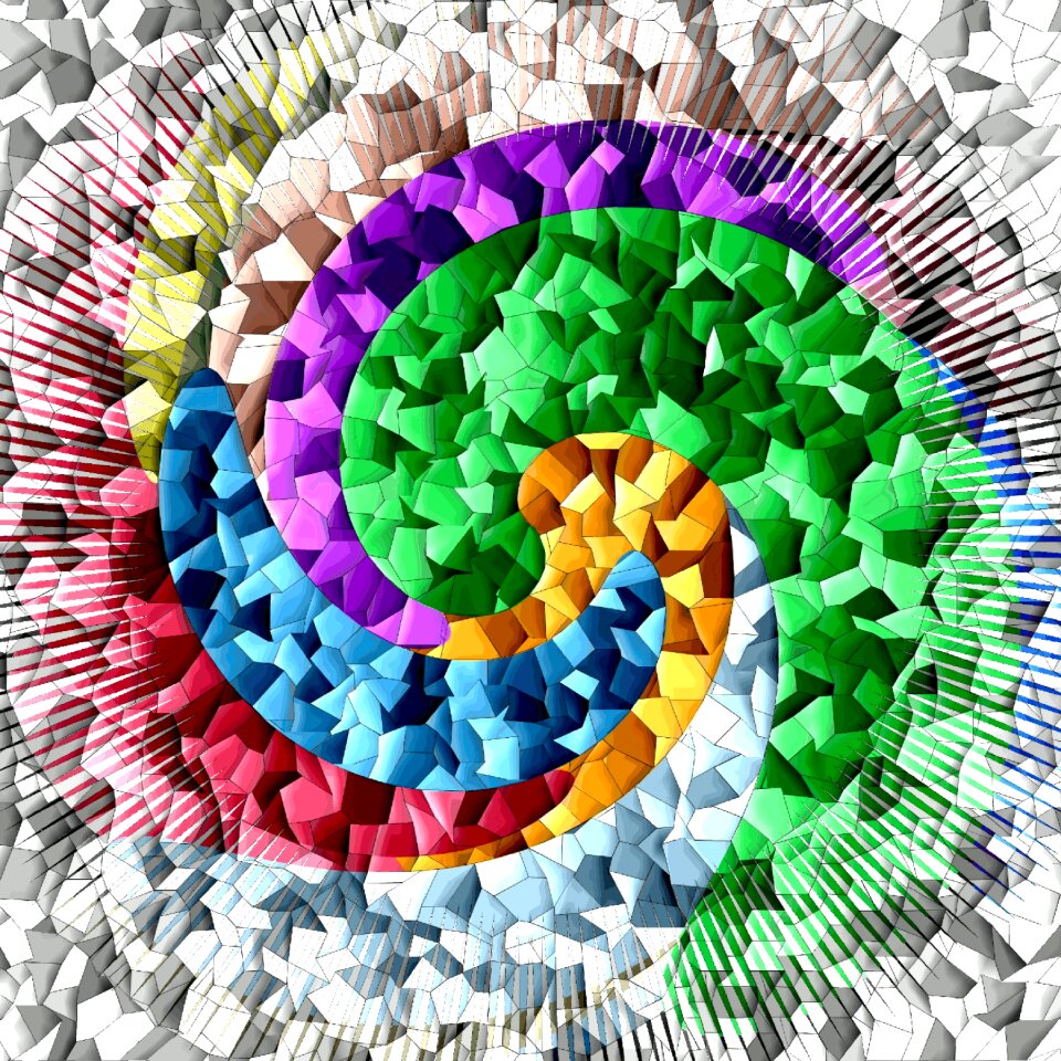 Colours textures swirls