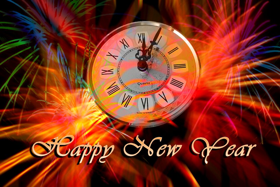 Clock time turn of the year