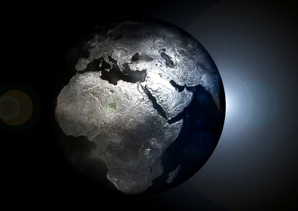Planet continents universe