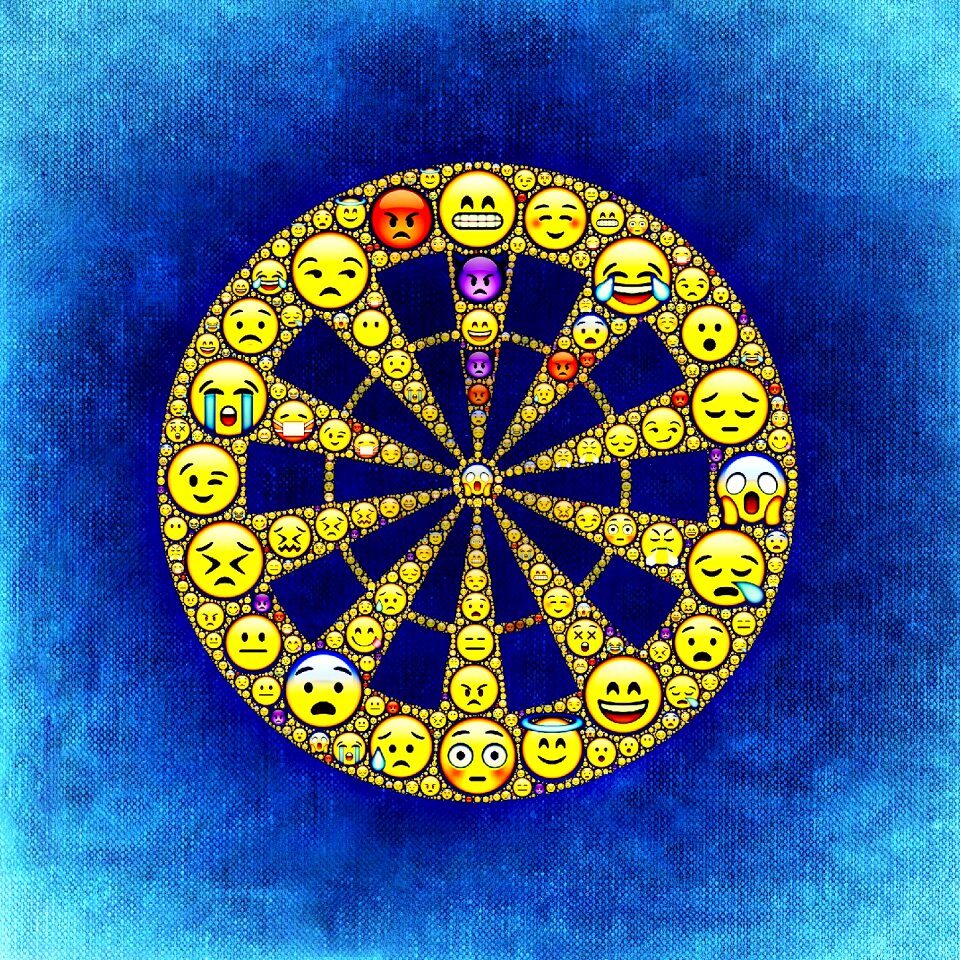Funny smile emoticon